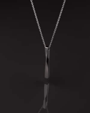 Colgante de acero quirúrgico elegante y resistente