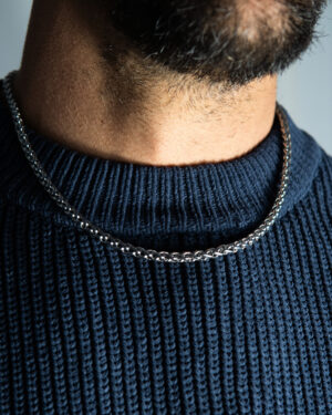 colgante de acero quirúrgico robusto para hombre